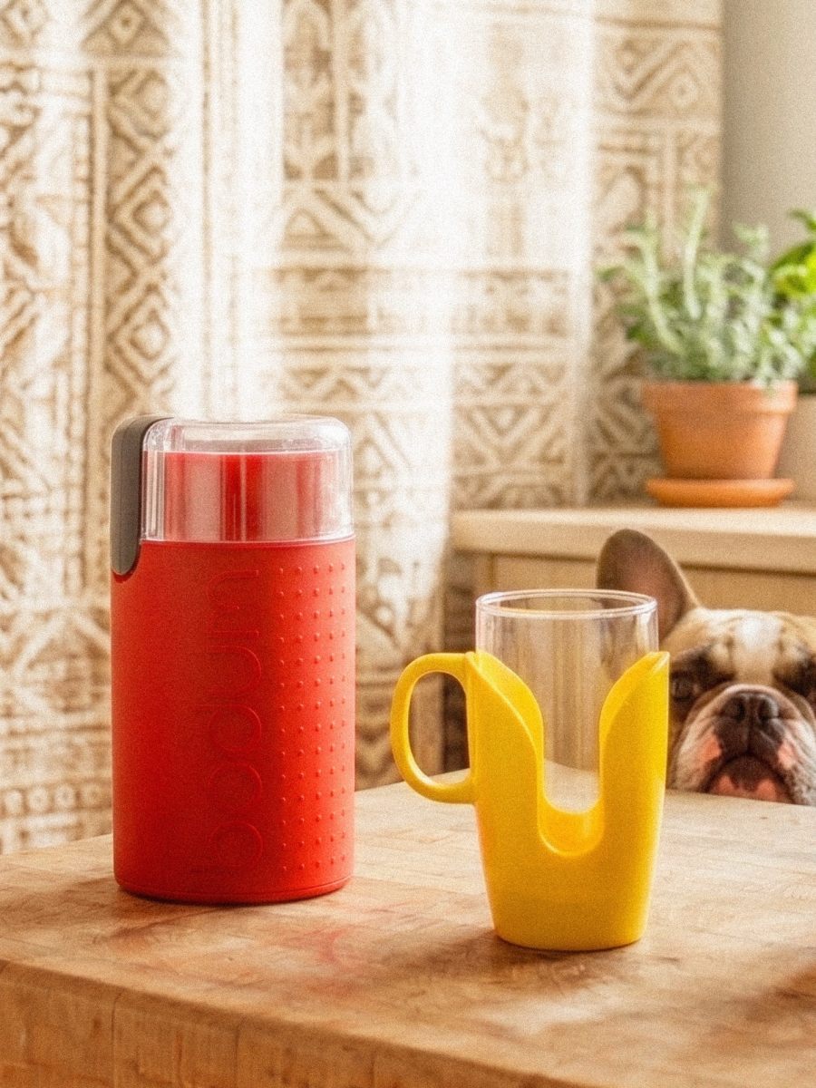 Bodum electric coffee grinder red 1960s&nbsp;(Denmark)