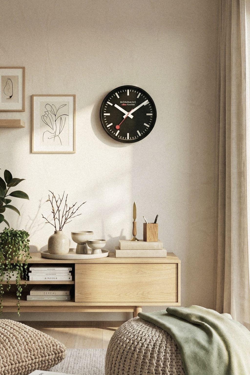 Iconic Mondaine Swiss Railways Clock&nbsp;(Switzerland)