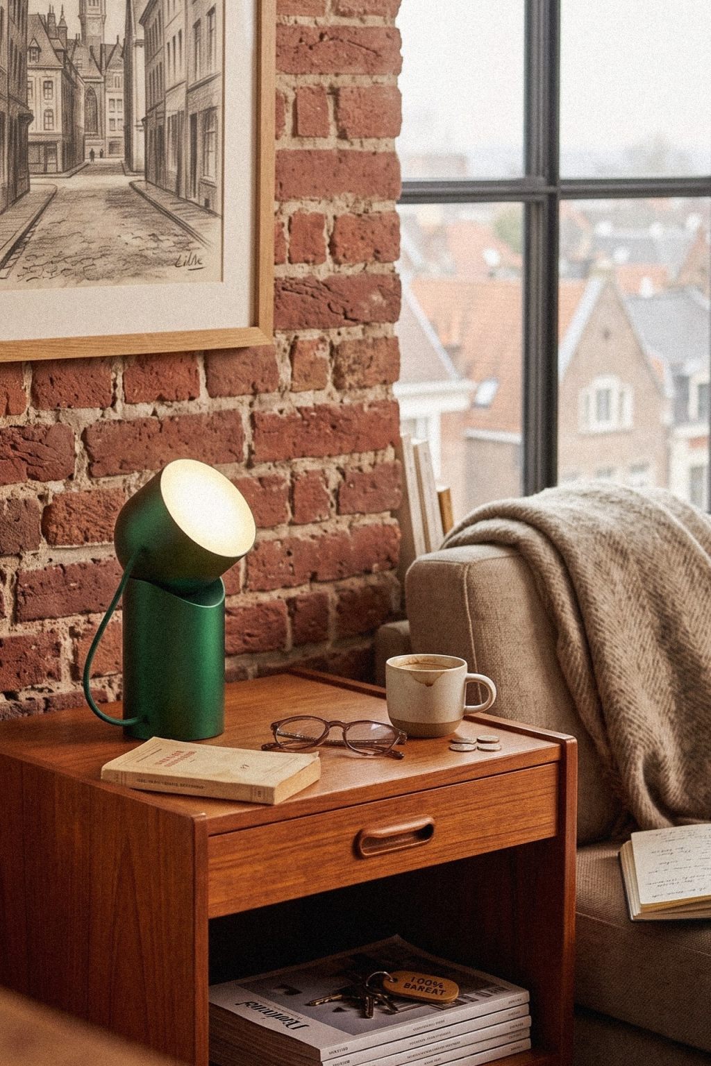 Lexon Orbe – sleek lamp with detachable head&nbsp;(France)