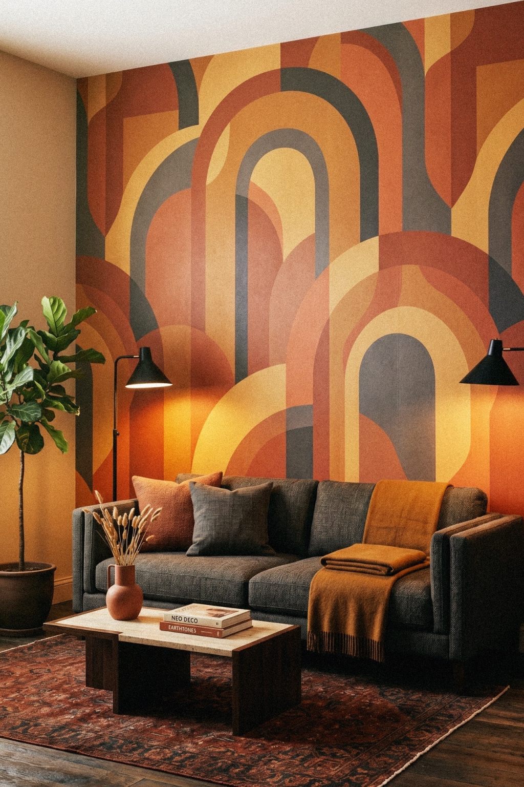 Introduce Neo Deco to your home with a geometric feature&nbsp;wall