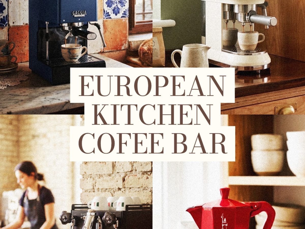 European kitchen coffee station: 15 items to&nbsp;consider