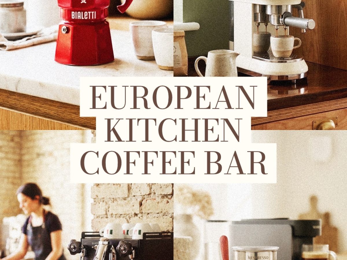 European kitchen coffee station: 15 items to&nbsp;consider