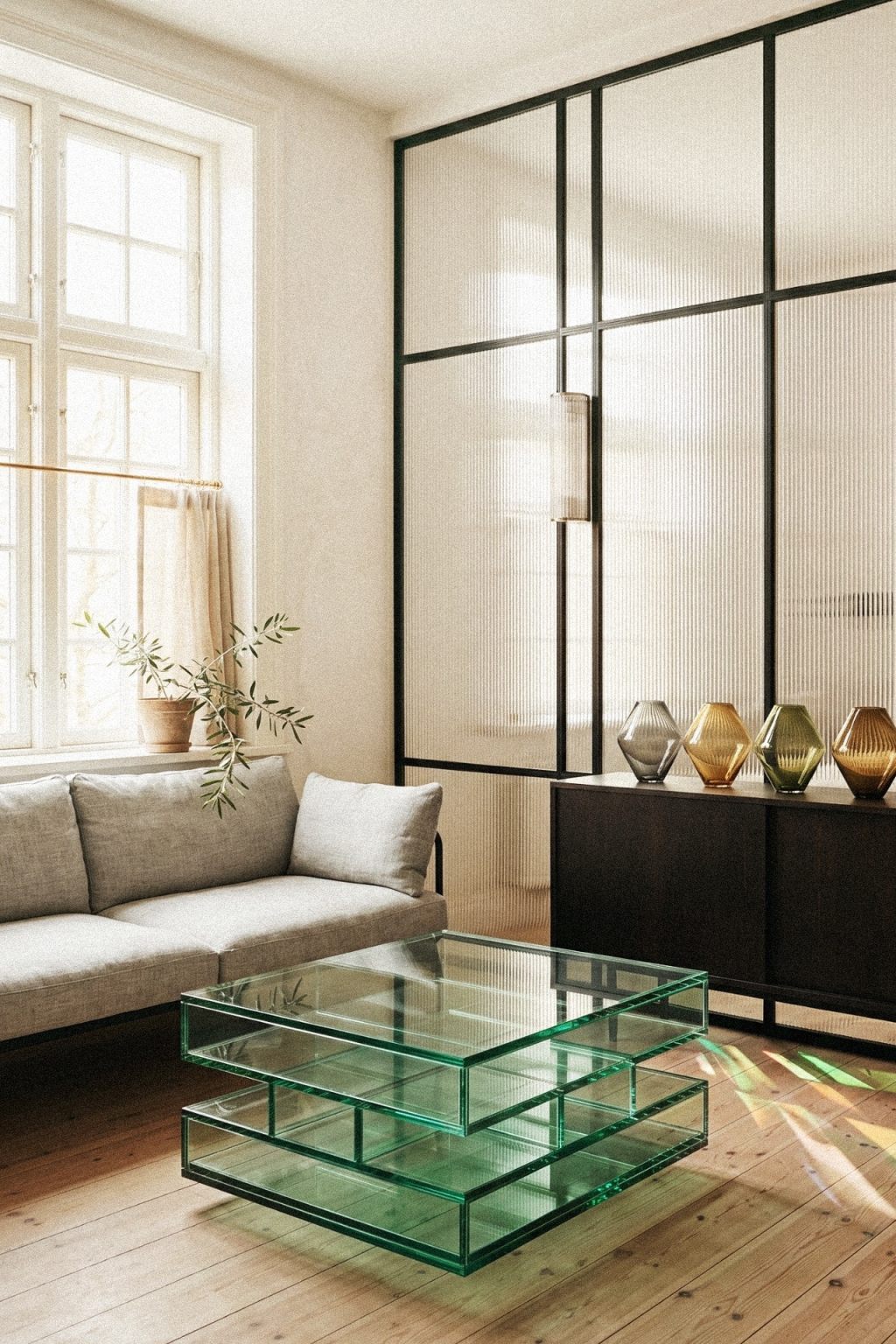 Glass is the transparent bridge between Neo Deco and&nbsp;Scandi