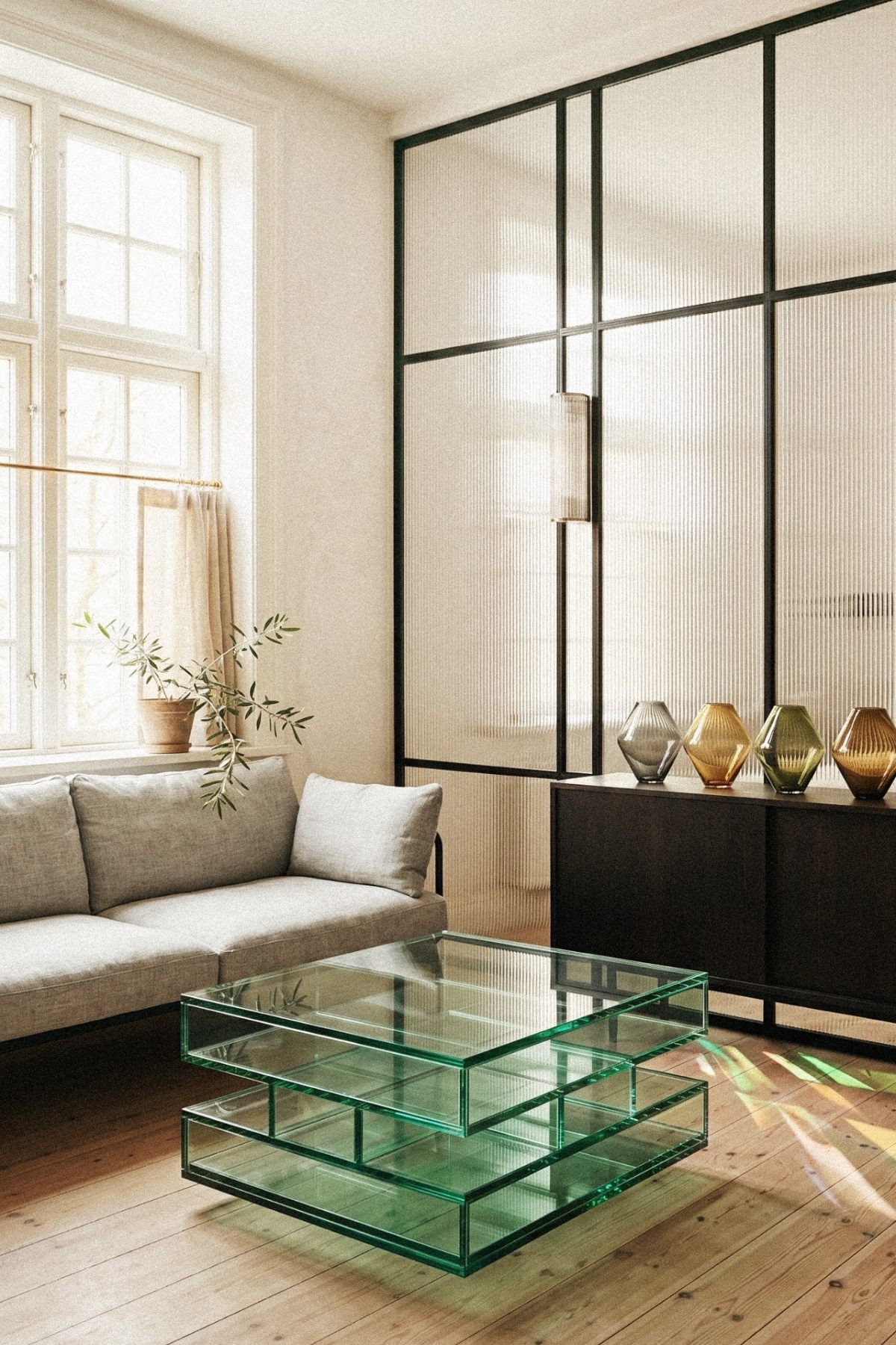 Glass is the transparent bridge between Neo Deco and&nbsp;Scandi