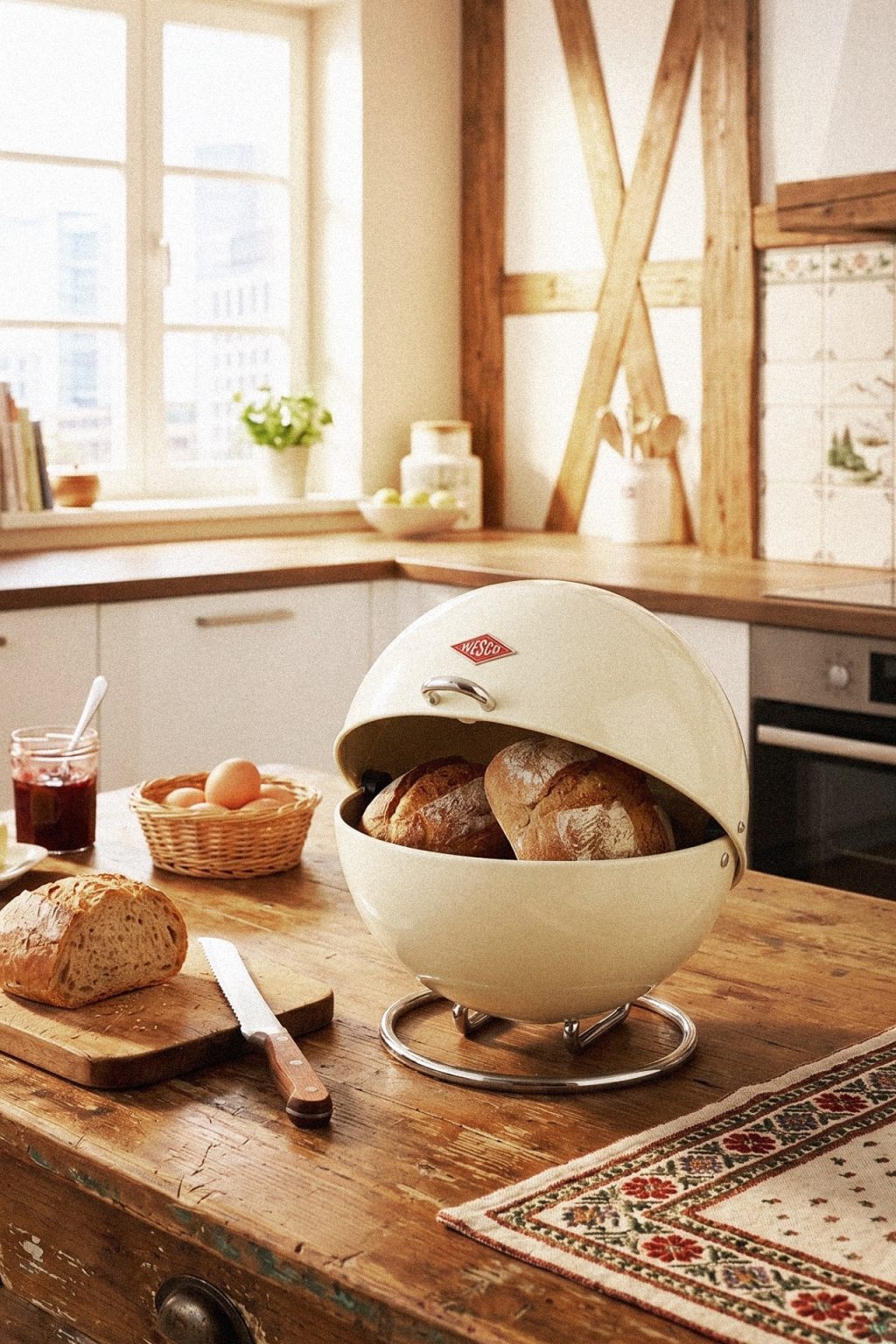 Retro charm in your kitchen: Wesco Superball bread bin&nbsp;(Germany)